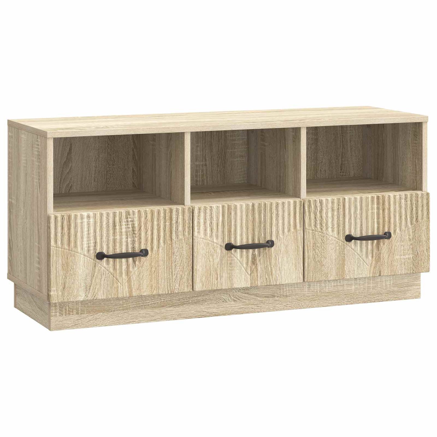 vidaXL TV Cabinet Sonoma Oak 102 x 34.5 x 47 cm Engineered Wood
