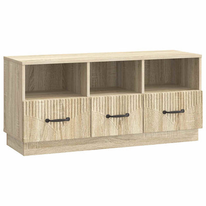 vidaXL TV Cabinet Sonoma Oak 102 x 34.5 x 47 cm Engineered Wood