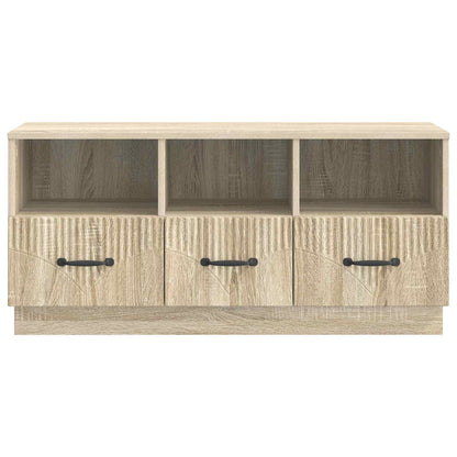 vidaXL TV Cabinet Sonoma Oak 102 x 34.5 x 47 cm Engineered Wood