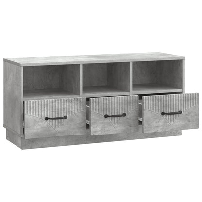 vidaXL TV Cabinet Concrete Grey 102 x 34.5 x 47 cm Engineered Wood