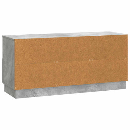 vidaXL TV Cabinet Concrete Grey 102 x 34.5 x 47 cm Engineered Wood
