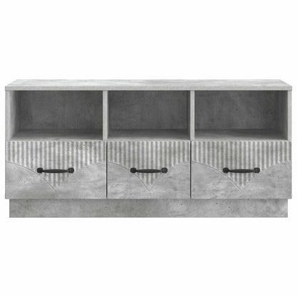 vidaXL TV Cabinet Concrete Grey 102 x 34.5 x 47 cm Engineered Wood