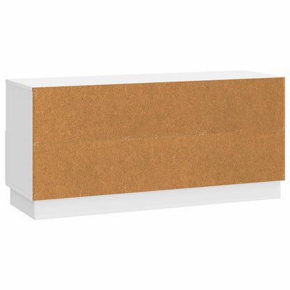 vidaXL TV Cabinet High Gloss White 102 x 34.5 x 47 cm Engineered Wood