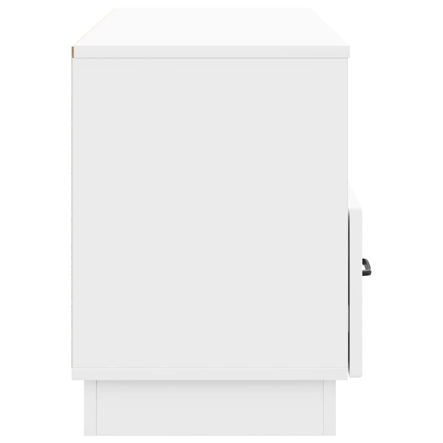 vidaXL TV Cabinet High Gloss White 102 x 34.5 x 47 cm Engineered Wood