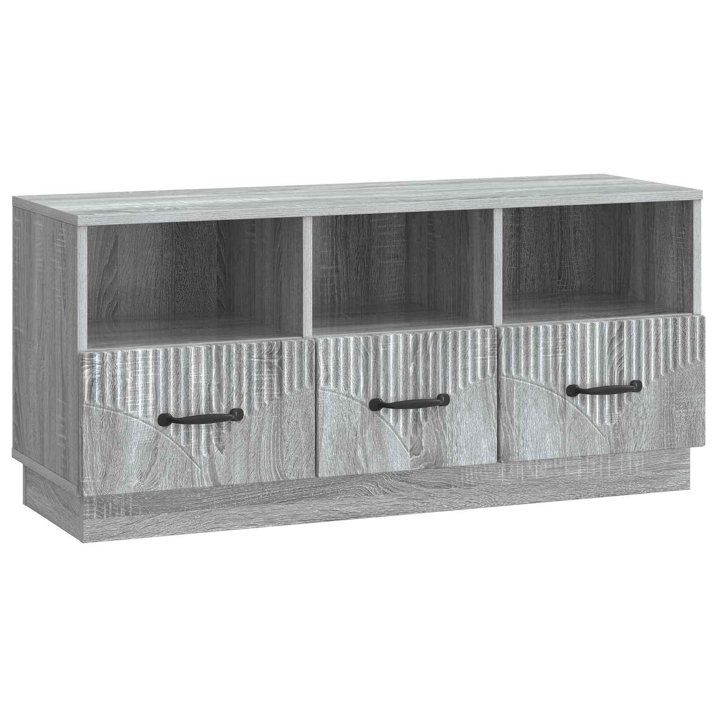 vidaXL TV Cabinet Grey Sonoma 102 x 34.5 x 47 cm Engineered Wood