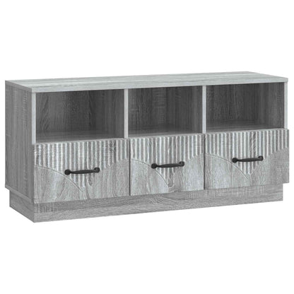 vidaXL TV Cabinet Grey Sonoma 102 x 34.5 x 47 cm Engineered Wood