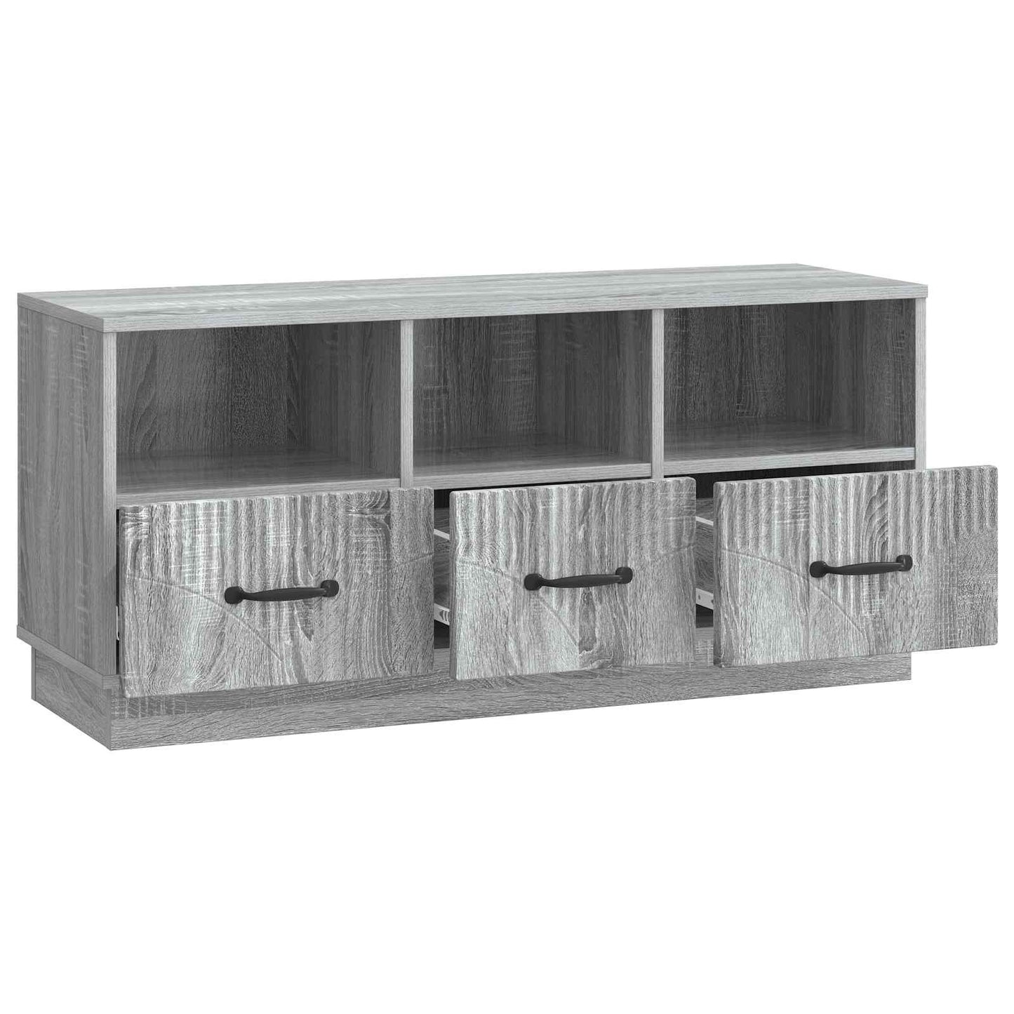 vidaXL TV Cabinet Grey Sonoma 102 x 34.5 x 47 cm Engineered Wood