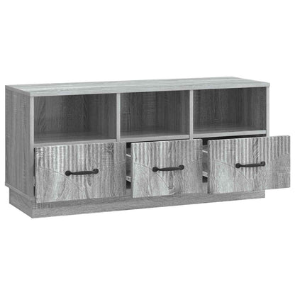 vidaXL TV Cabinet Grey Sonoma 102 x 34.5 x 47 cm Engineered Wood