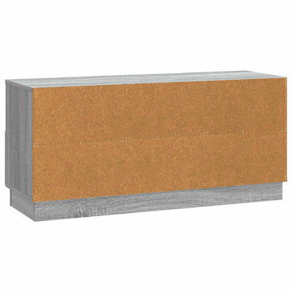 vidaXL TV Cabinet Grey Sonoma 102 x 34.5 x 47 cm Engineered Wood