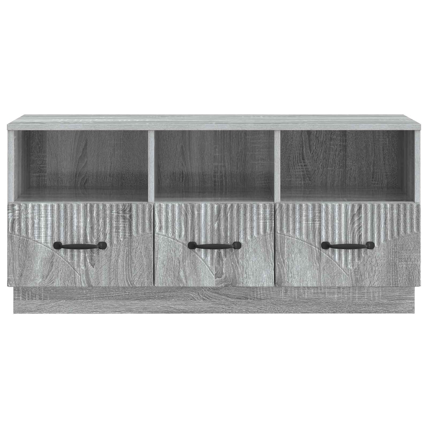 vidaXL TV Cabinet Grey Sonoma 102 x 34.5 x 47 cm Engineered Wood