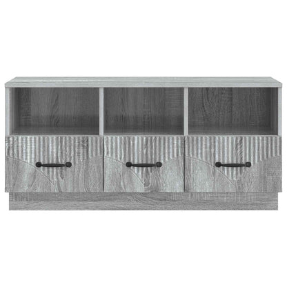 vidaXL TV Cabinet Grey Sonoma 102 x 34.5 x 47 cm Engineered Wood