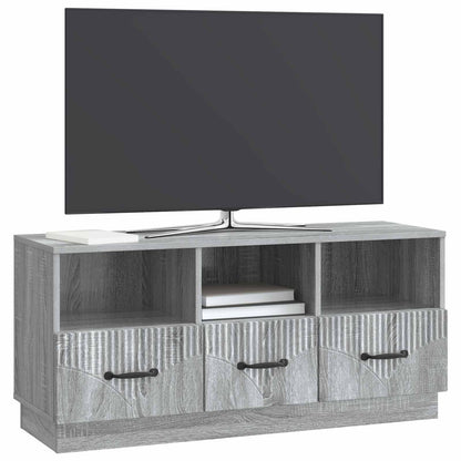 vidaXL TV Cabinet Grey Sonoma 102 x 34.5 x 47 cm Engineered Wood