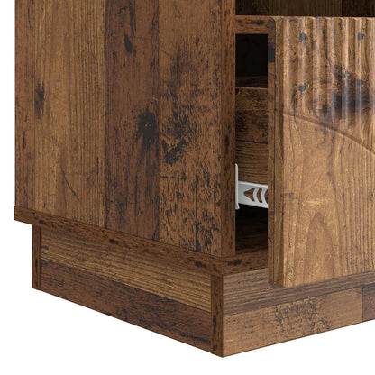 vidaXL TV Cabinet Old Wood 102 x 34.5 x 47 cm Engineered Wood