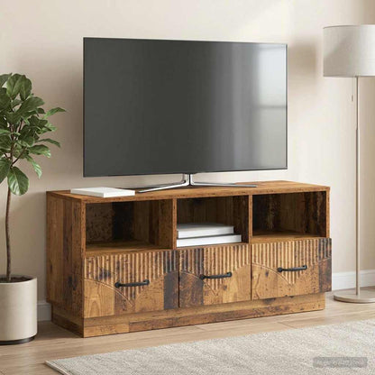 vidaXL TV Cabinet Old Wood 102 x 34.5 x 47 cm Engineered Wood