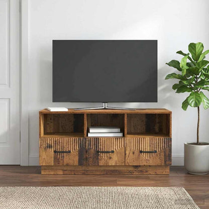vidaXL TV Cabinet Old Wood 102 x 34.5 x 47 cm Engineered Wood