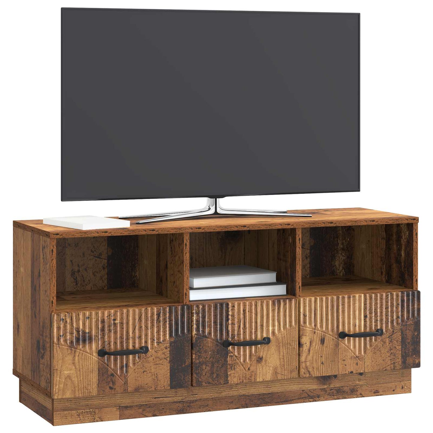 vidaXL TV Cabinet Old Wood 102 x 34.5 x 47 cm Engineered Wood