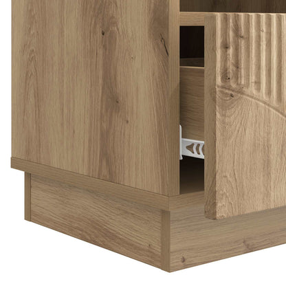 vidaXL TV Cabinet Artisan Oak 102 x 34.5 x 47 cm Engineered Wood