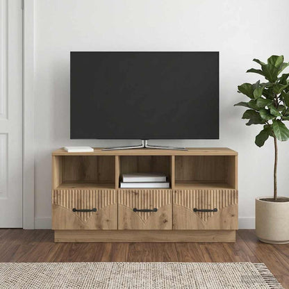vidaXL TV Cabinet 102 x 34.5 x 47 cm Artisan Oak Engineered Wood