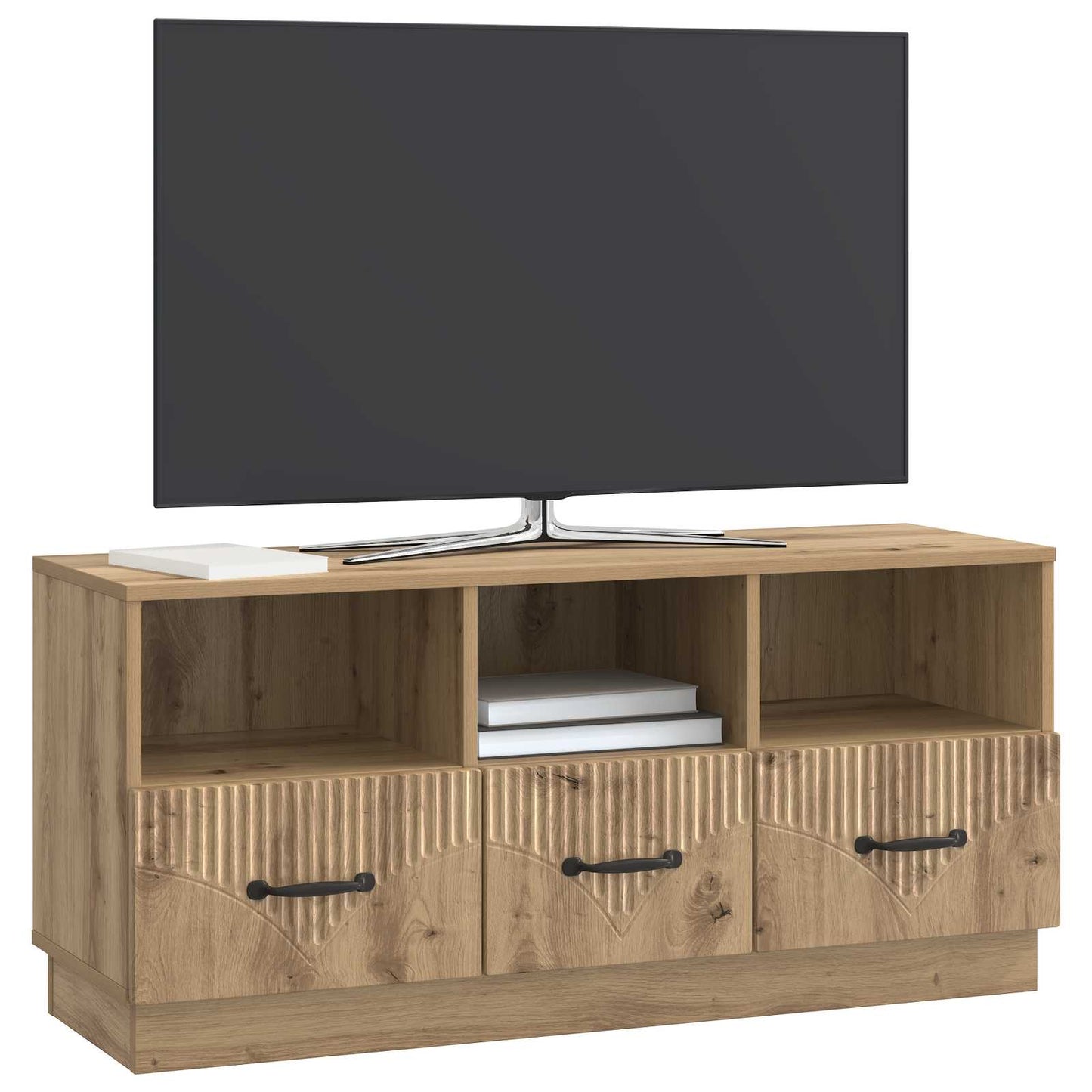 vidaXL TV Cabinet Artisan Oak 102 x 34.5 x 47 cm Engineered Wood
