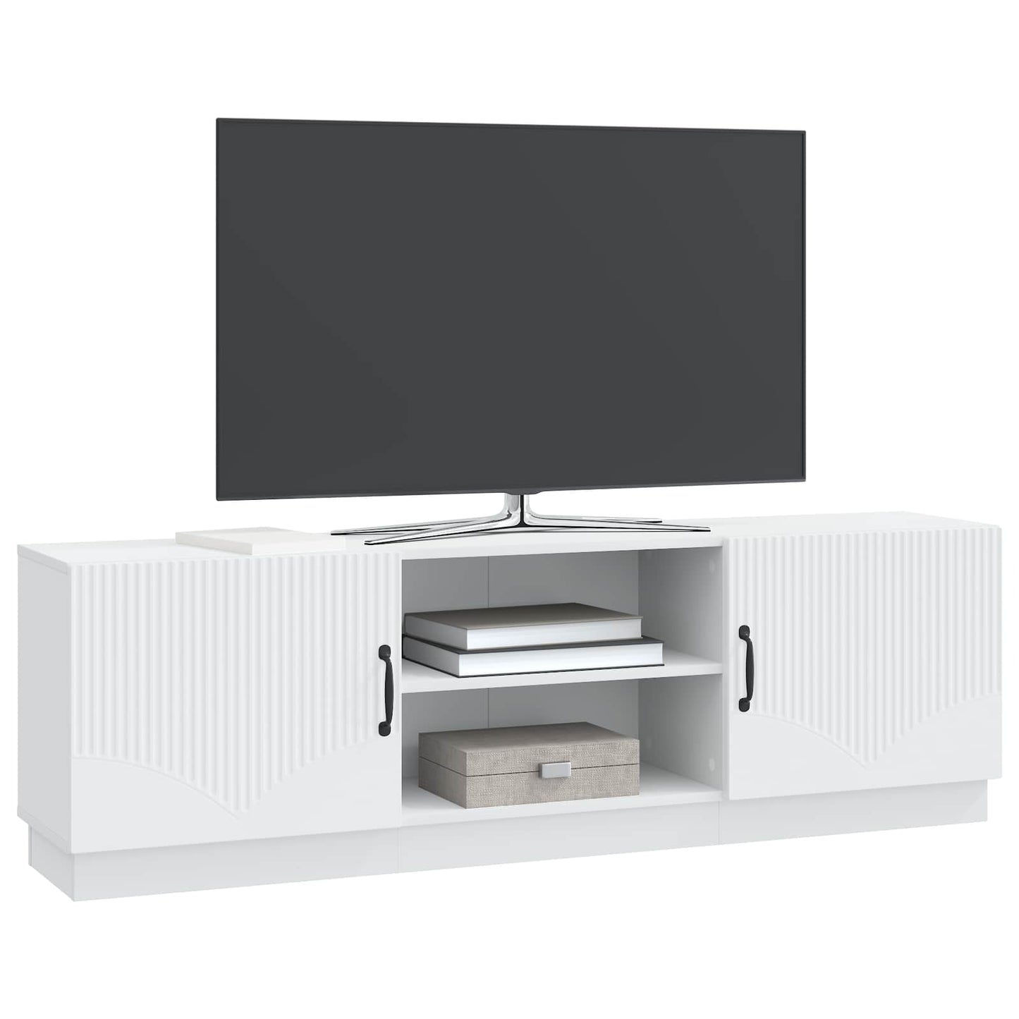 vidaXL TV Cabinet White 150 x 31 x 47 cm Engineered Wood