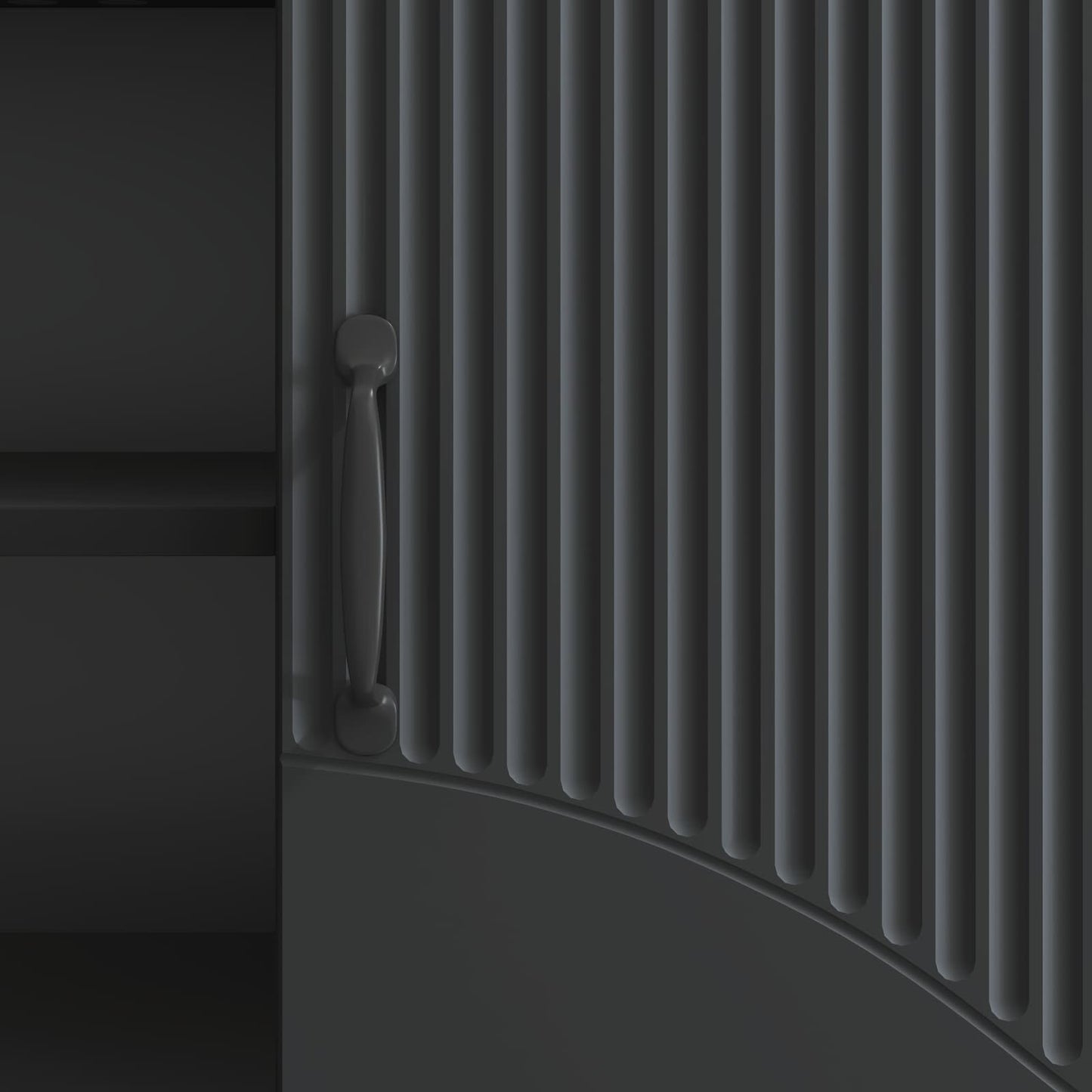 vidaXL TV Cabinet Black 150 x 31 x 47 cm Engineered Wood