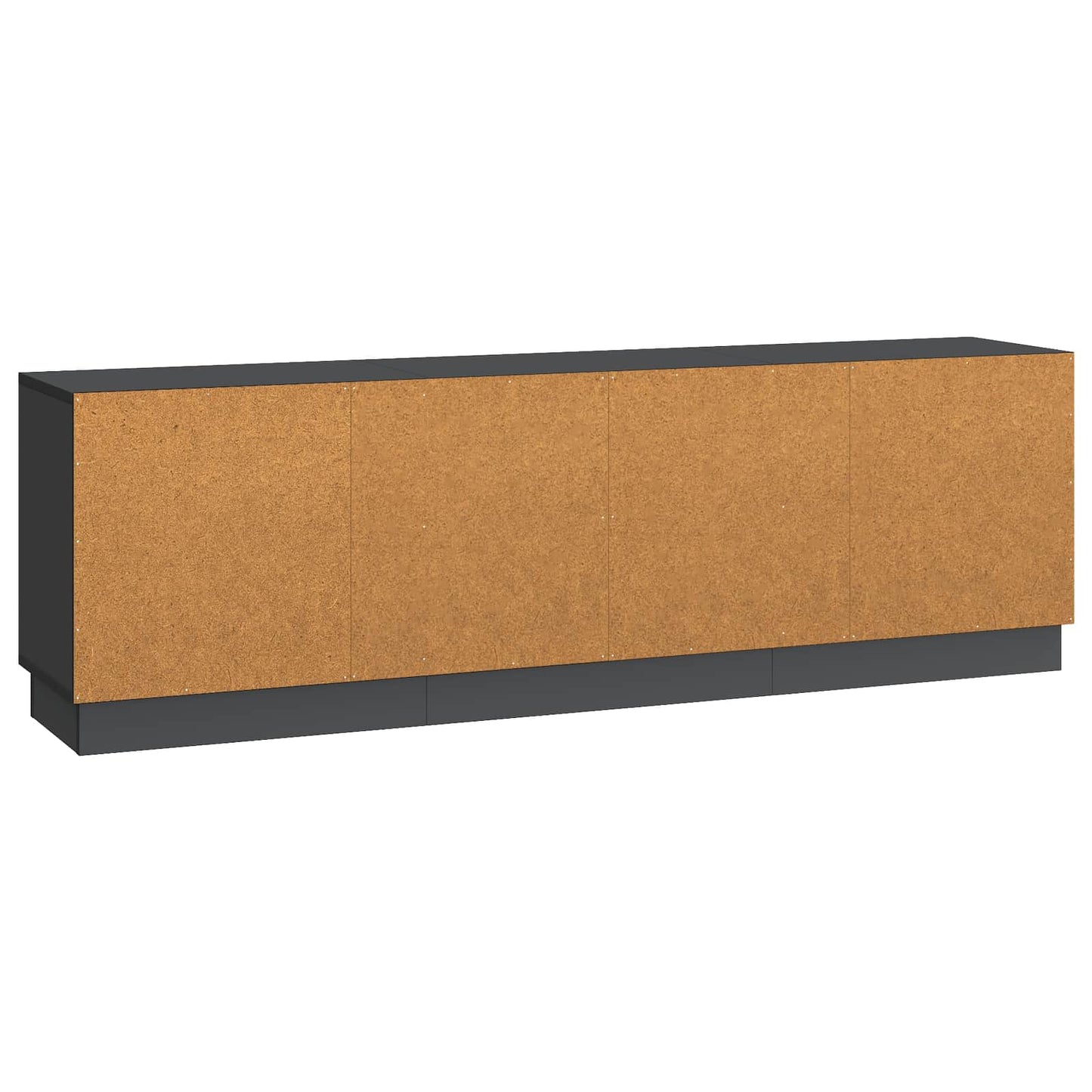 vidaXL TV Cabinet Black 150 x 31 x 47 cm Engineered Wood