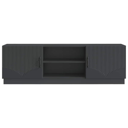 vidaXL TV Cabinet Black 150 x 31 x 47 cm Engineered Wood