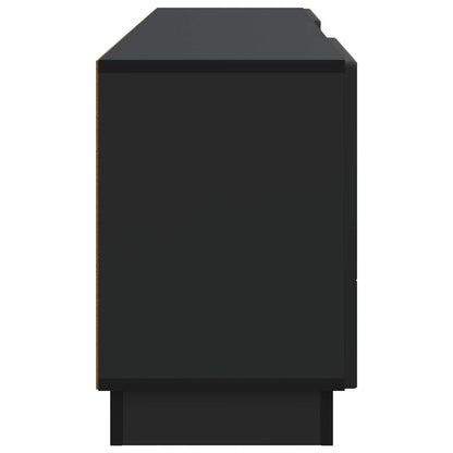 vidaXL TV Cabinet Black 150 x 31 x 47 cm Engineered Wood