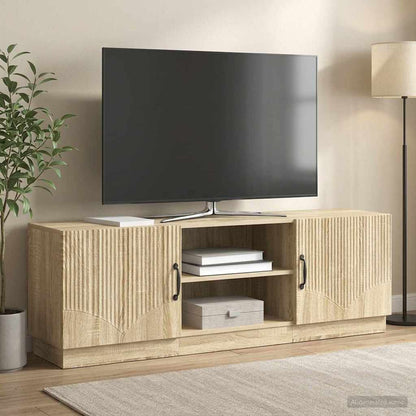 vidaXL TV Cabinet Sonoma Oak 150 x 31 x 47 cm Engineered Wood