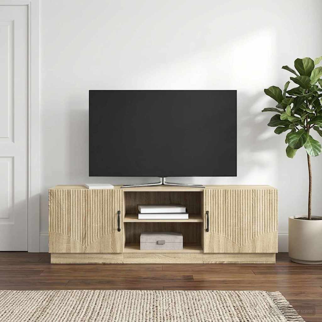 vidaXL TV Cabinet Sonoma Oak 150 x 31 x 47 cm Engineered Wood
