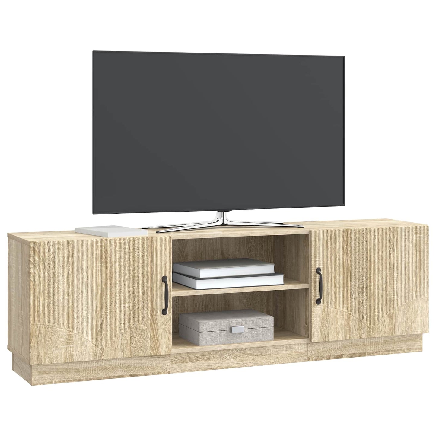 vidaXL TV Cabinet Sonoma Oak 150 x 31 x 47 cm Engineered Wood