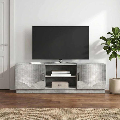 vidaXL TV Cabinet Concrete Grey 150 x 31 x 47 cm Engineered Wood