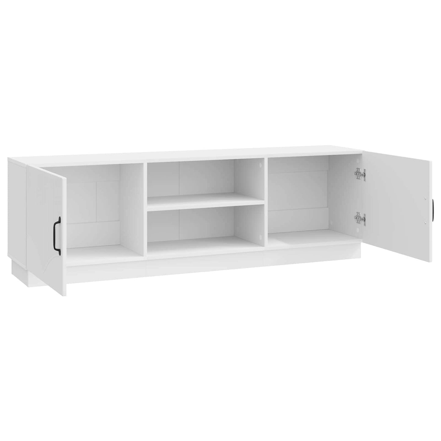 vidaXL TV Cabinet High Gloss White 150 x 31 x 47 cm Engineered Wood
