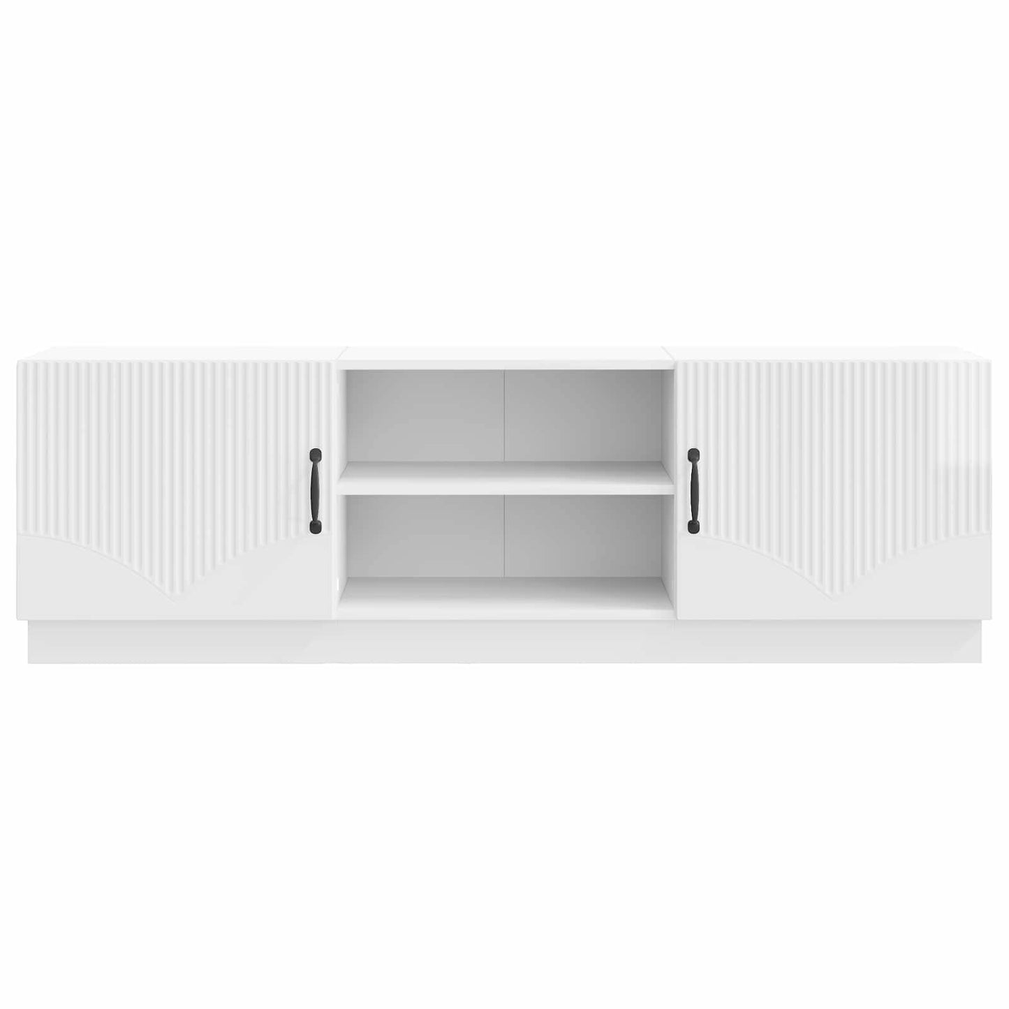 vidaXL TV Cabinet High Gloss White 150 x 31 x 47 cm Engineered Wood
