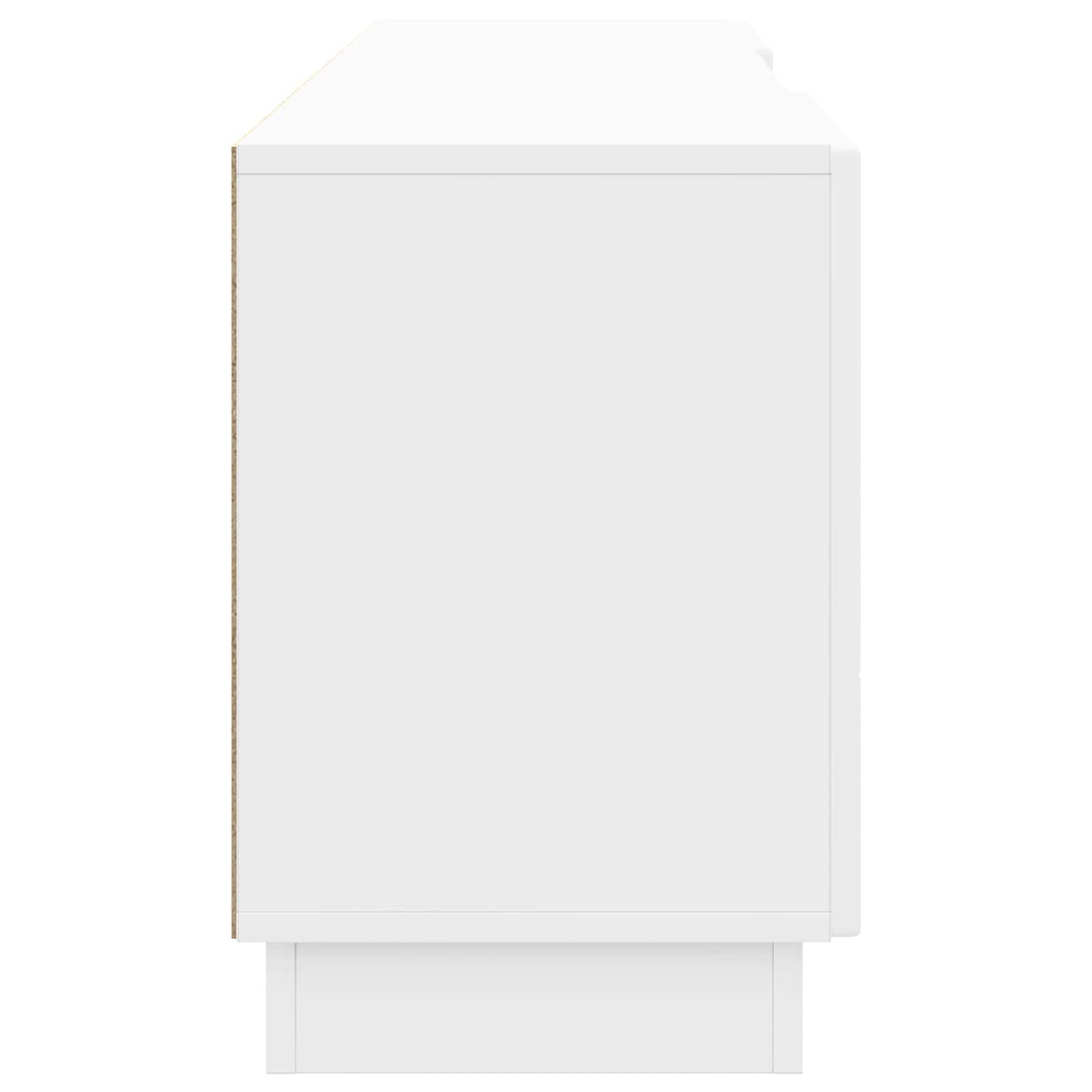 vidaXL TV Cabinet High Gloss White 150 x 31 x 47 cm Engineered Wood