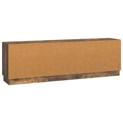 vidaXL TV Cabinet Smoked Oak 150 x 31 x 47 cm Engineered Wood