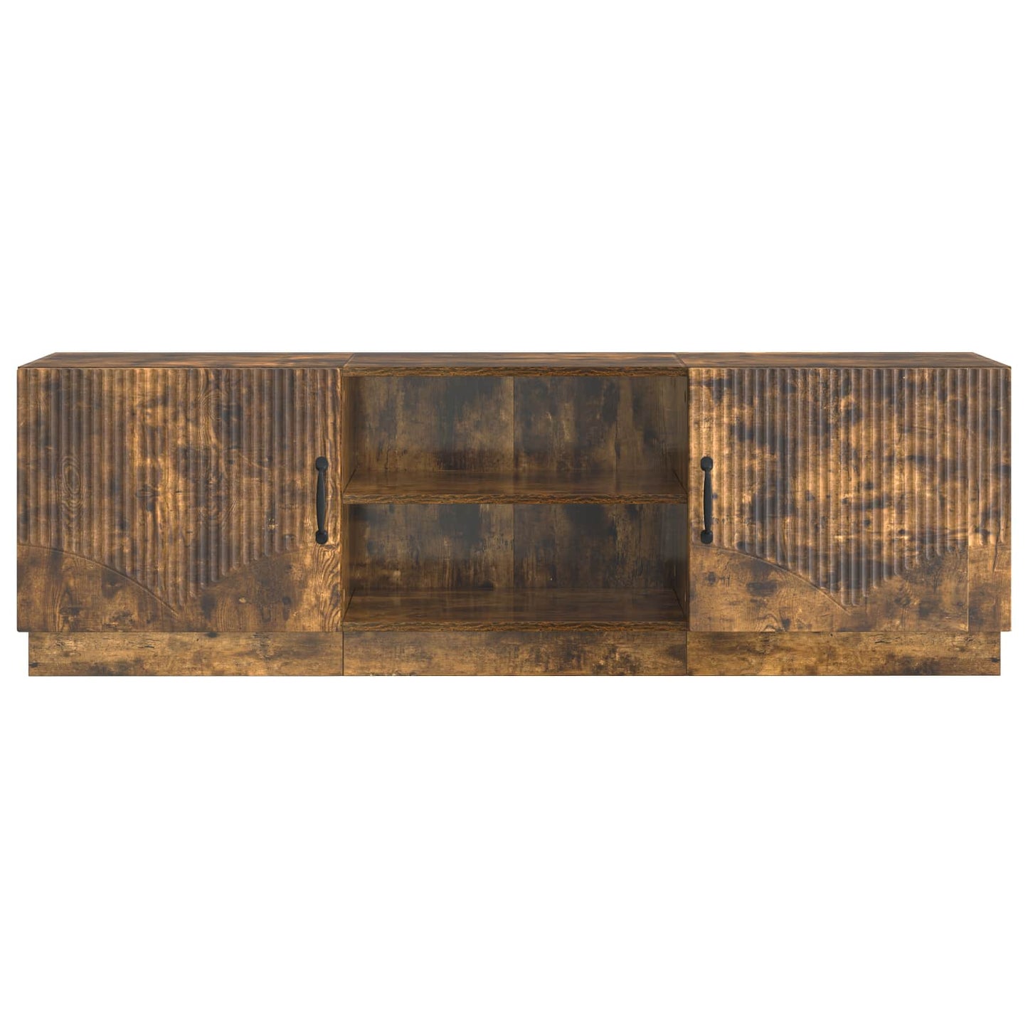 vidaXL TV Cabinet Smoked Oak 150 x 31 x 47 cm Engineered Wood