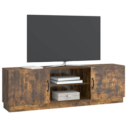 vidaXL TV Cabinet Smoked Oak 150 x 31 x 47 cm Engineered Wood