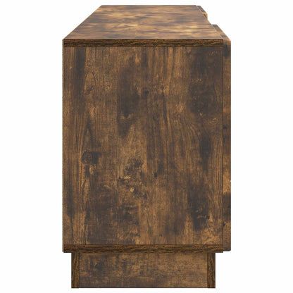 vidaXL TV Cabinet Smoked Oak 150 x 31 x 47 cm Engineered Wood