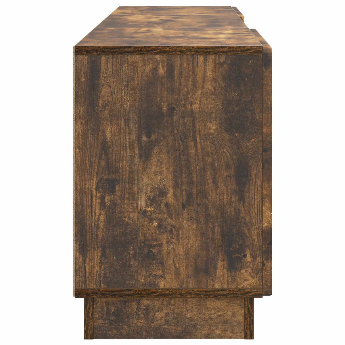 vidaXL TV Cabinet Smoked Oak 150 x 31 x 47 cm Engineered Wood
