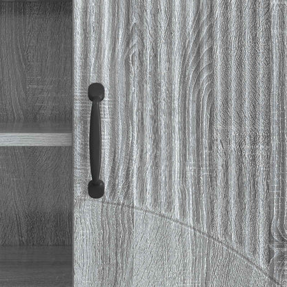 vidaXL TV Cabinet Grey Sonoma 150 x 31 x 47 cm Engineered Wood