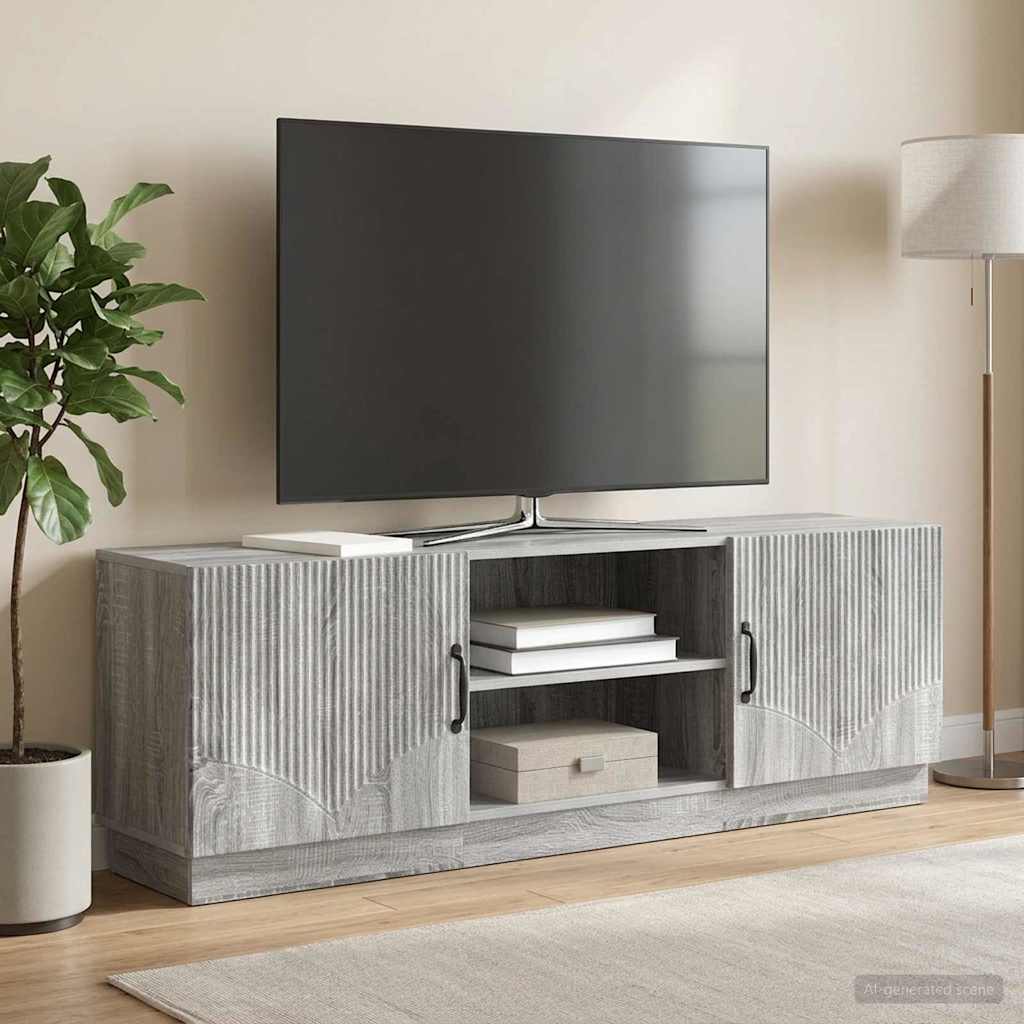 vidaXL TV Cabinet Grey Sonoma 150 x 31 x 47 cm Engineered Wood