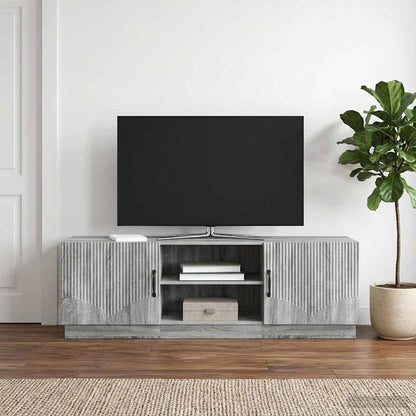 vidaXL TV Cabinet Grey Sonoma 150 x 31 x 47 cm Engineered Wood