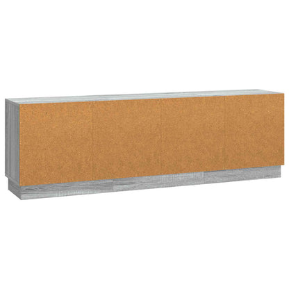 vidaXL TV Cabinet Grey Sonoma 150 x 31 x 47 cm Engineered Wood