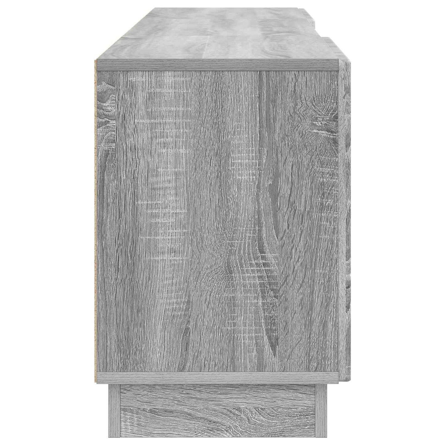 vidaXL TV Cabinet Grey Sonoma 150 x 31 x 47 cm Engineered Wood