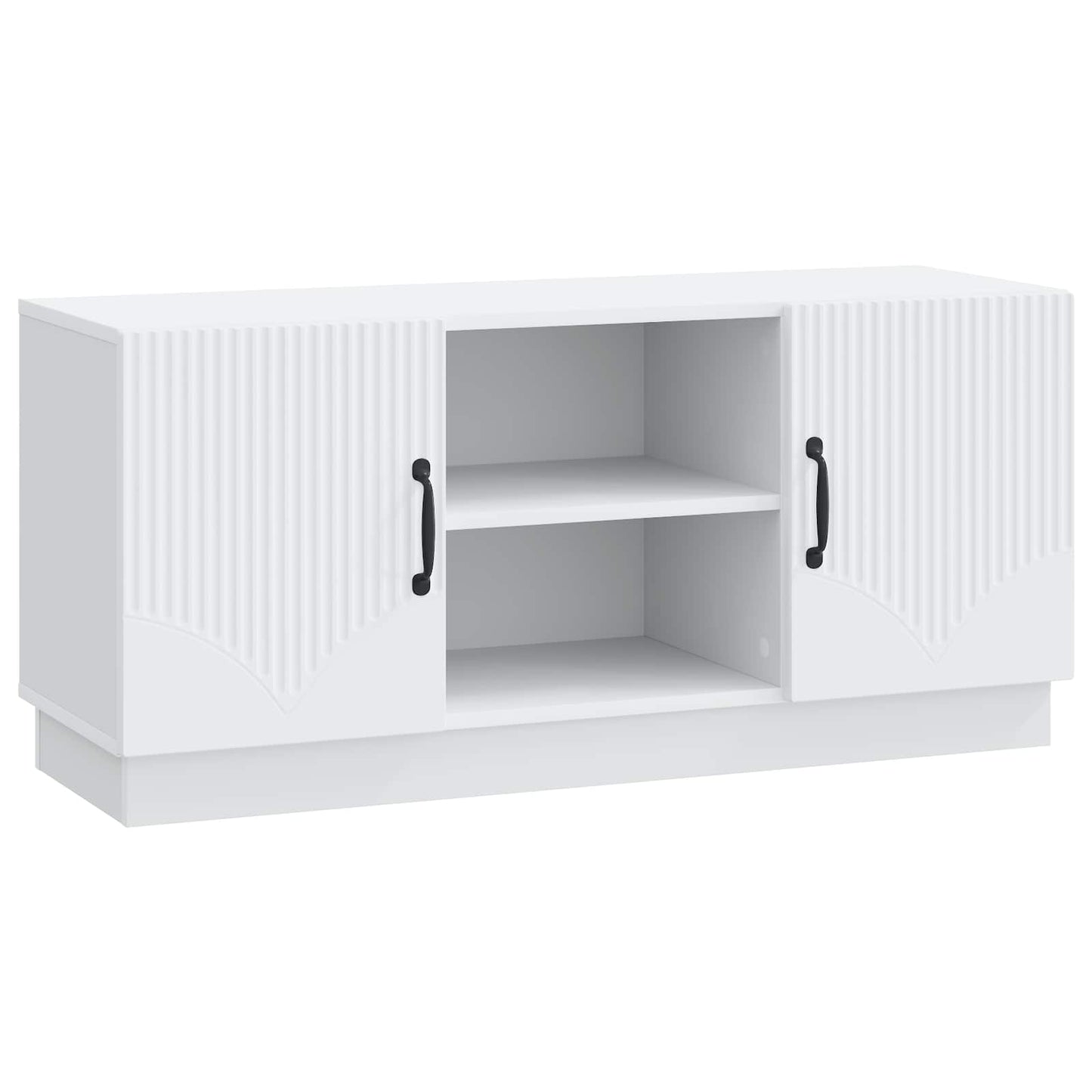 vidaXL TV Cabinet White 102 x 34.5 x 47 cm Engineered Wood