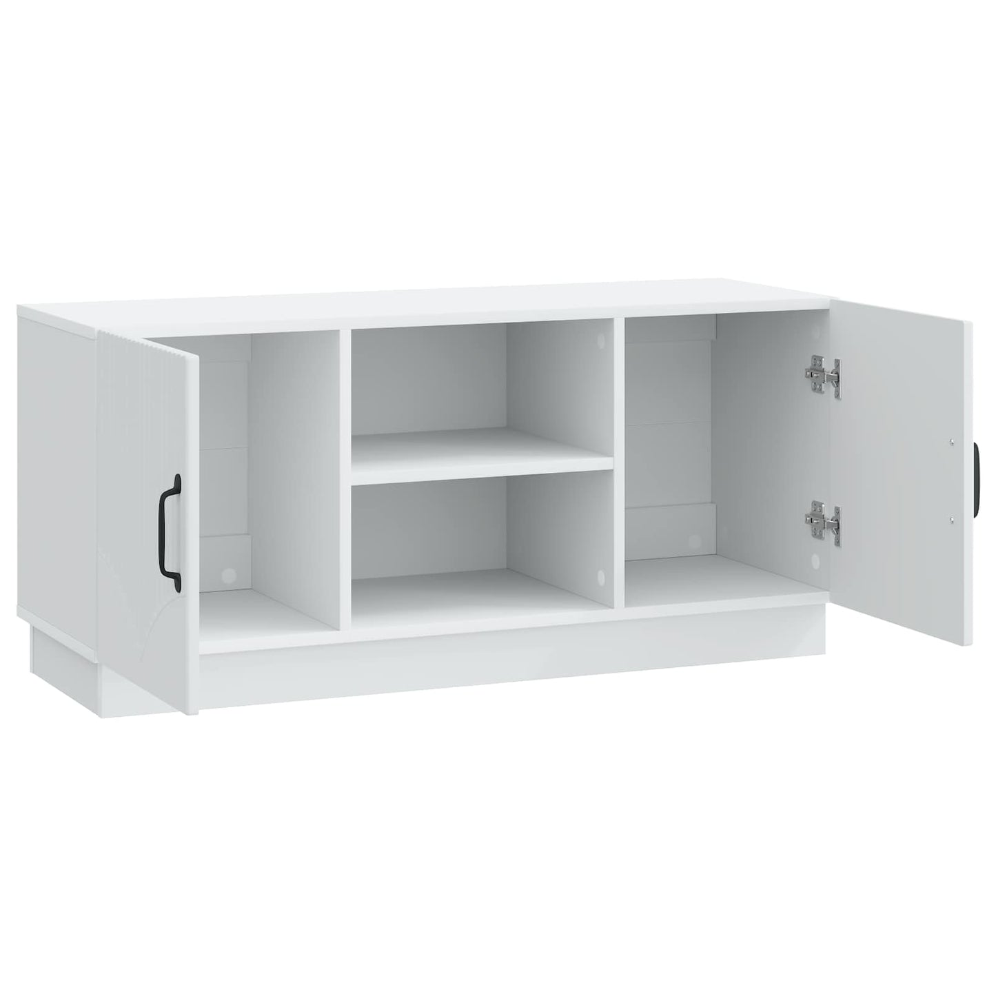 vidaXL TV Cabinet White 102 x 34.5 x 47 cm Engineered Wood