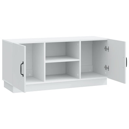 vidaXL TV Cabinet White 102 x 34.5 x 47 cm Engineered Wood