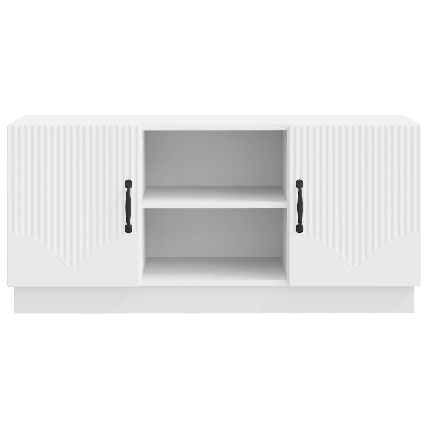vidaXL TV Cabinet White 102 x 34.5 x 47 cm Engineered Wood