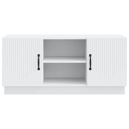vidaXL TV Cabinet White 102 x 34.5 x 47 cm Engineered Wood